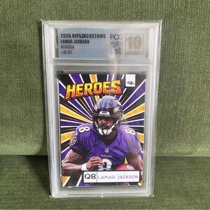 Custom Lamar Jackson Heroes PCG 10!! Ravens
